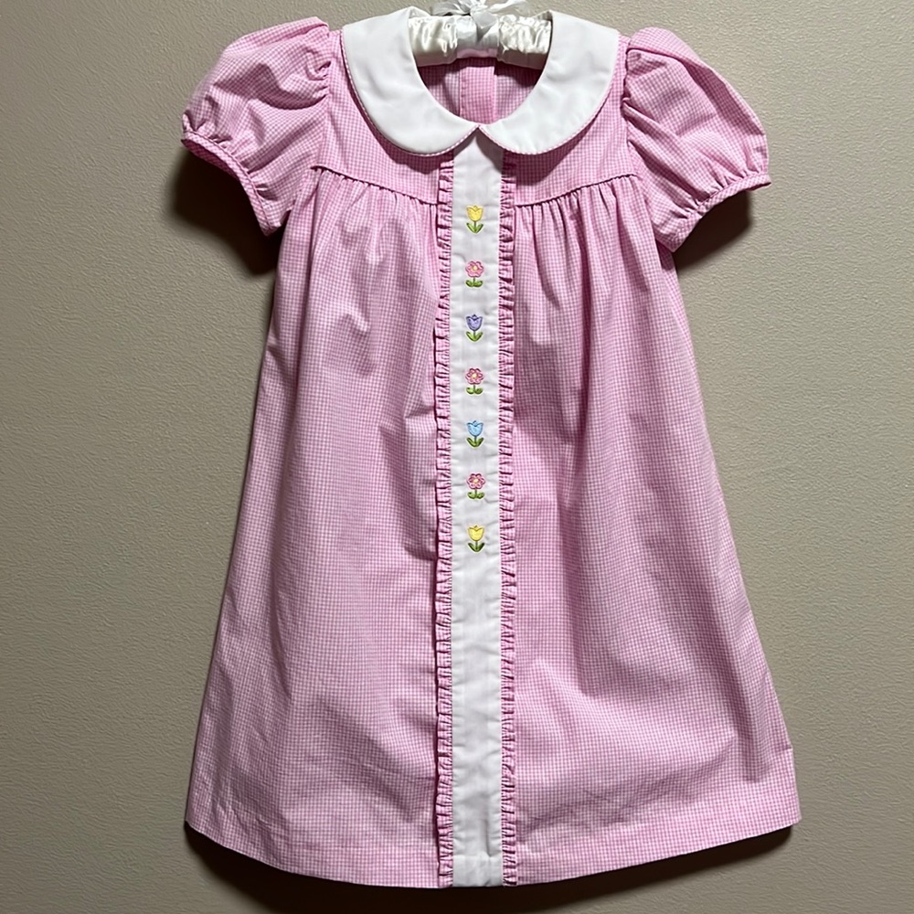 Edgehill Collection Gingham Flower Dress